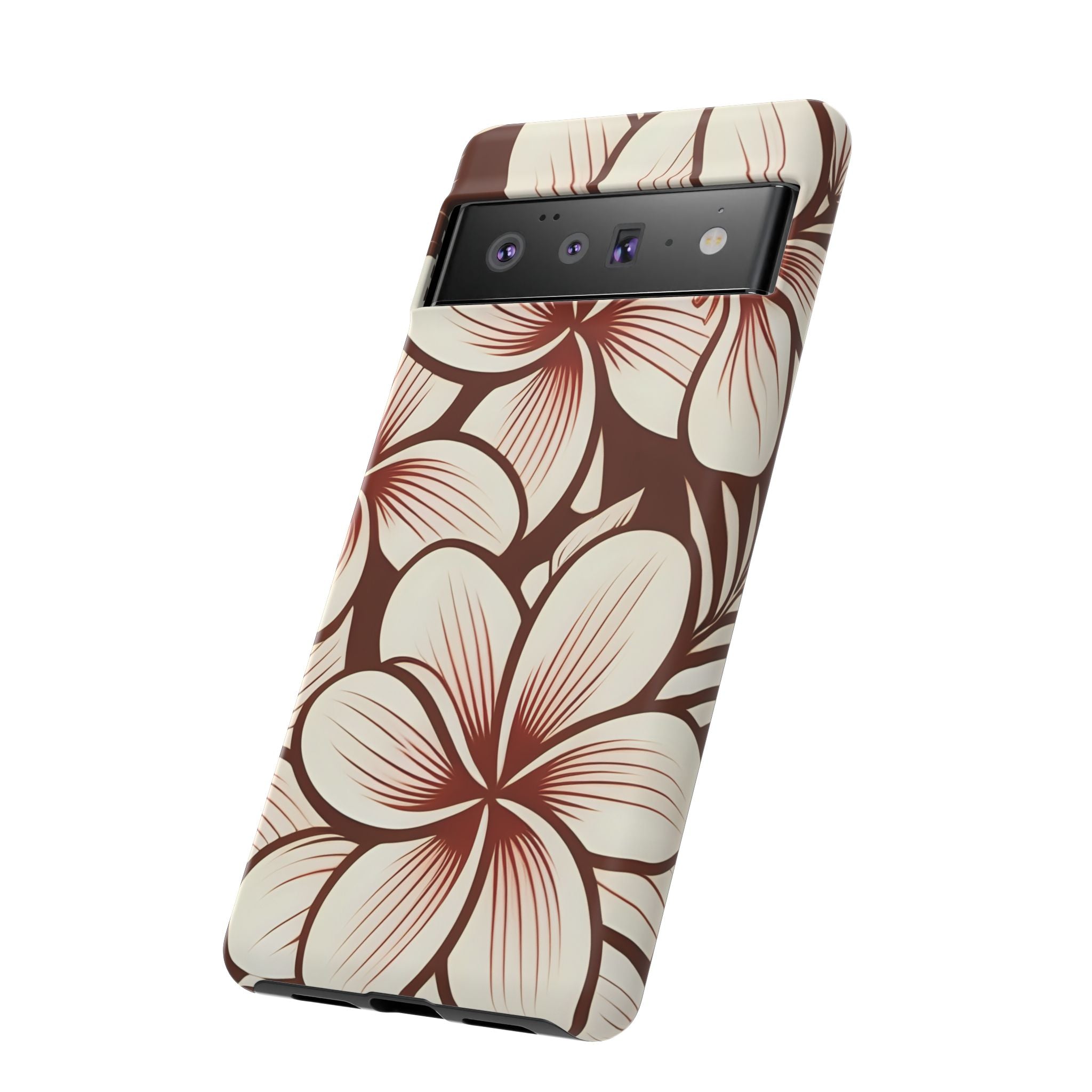 "The Plumeria" Phone Case - Mono Red