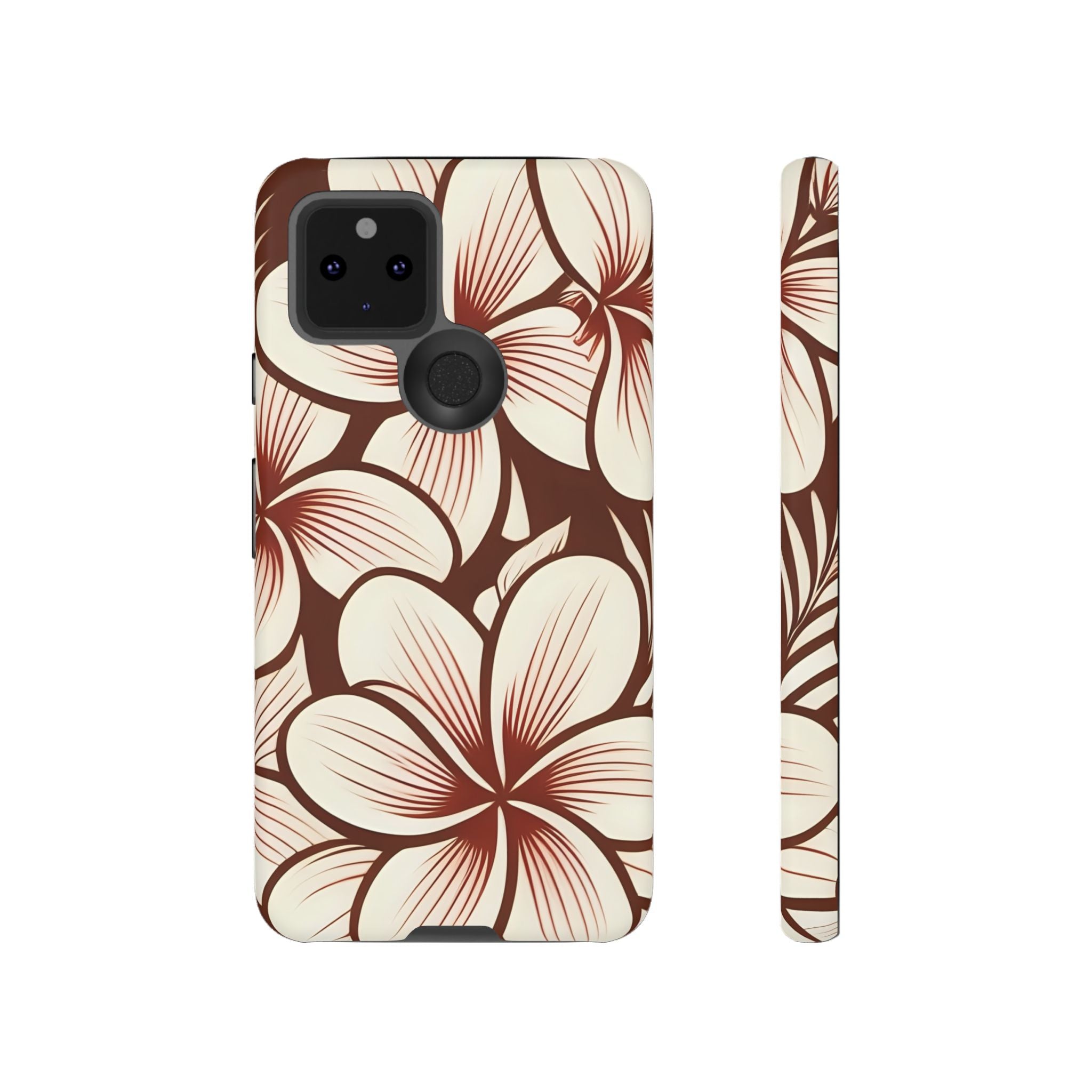 "The Plumeria" Phone Case - Mono Red