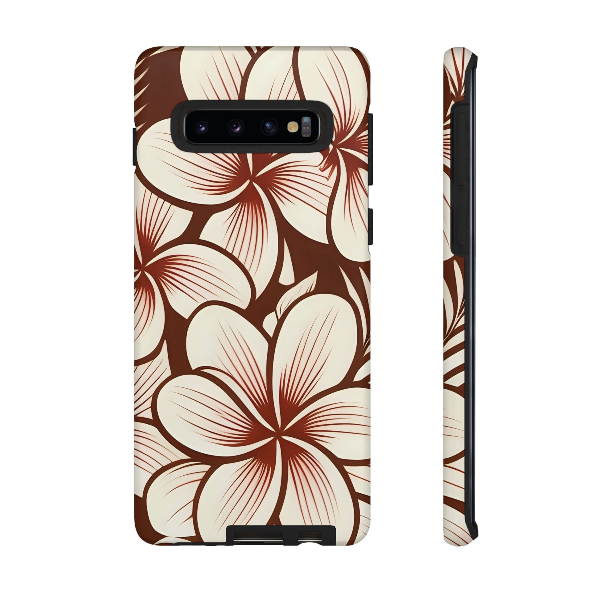 "The Plumeria" Phone Case - Mono Red