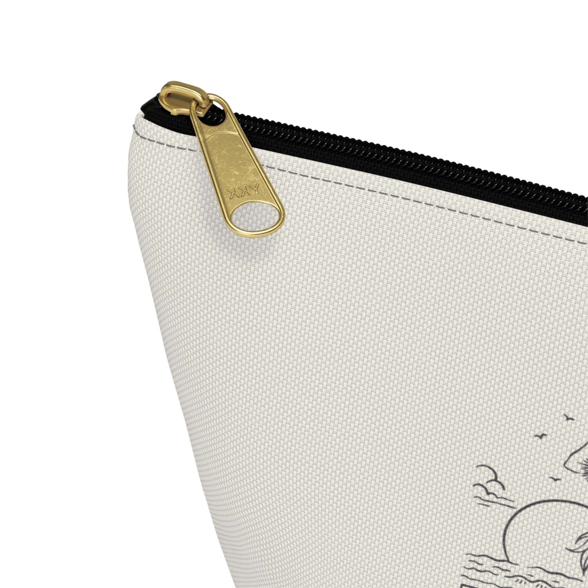 "Hula Girl" Accessory Pouch w T-bottom