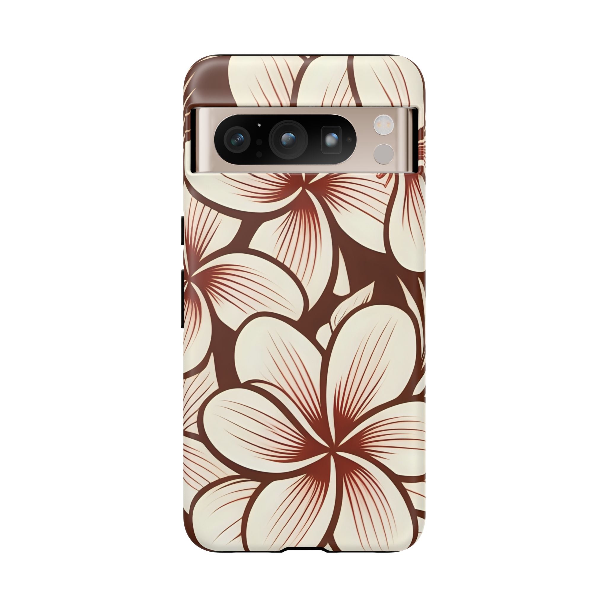 "The Plumeria" Phone Case - Mono Red