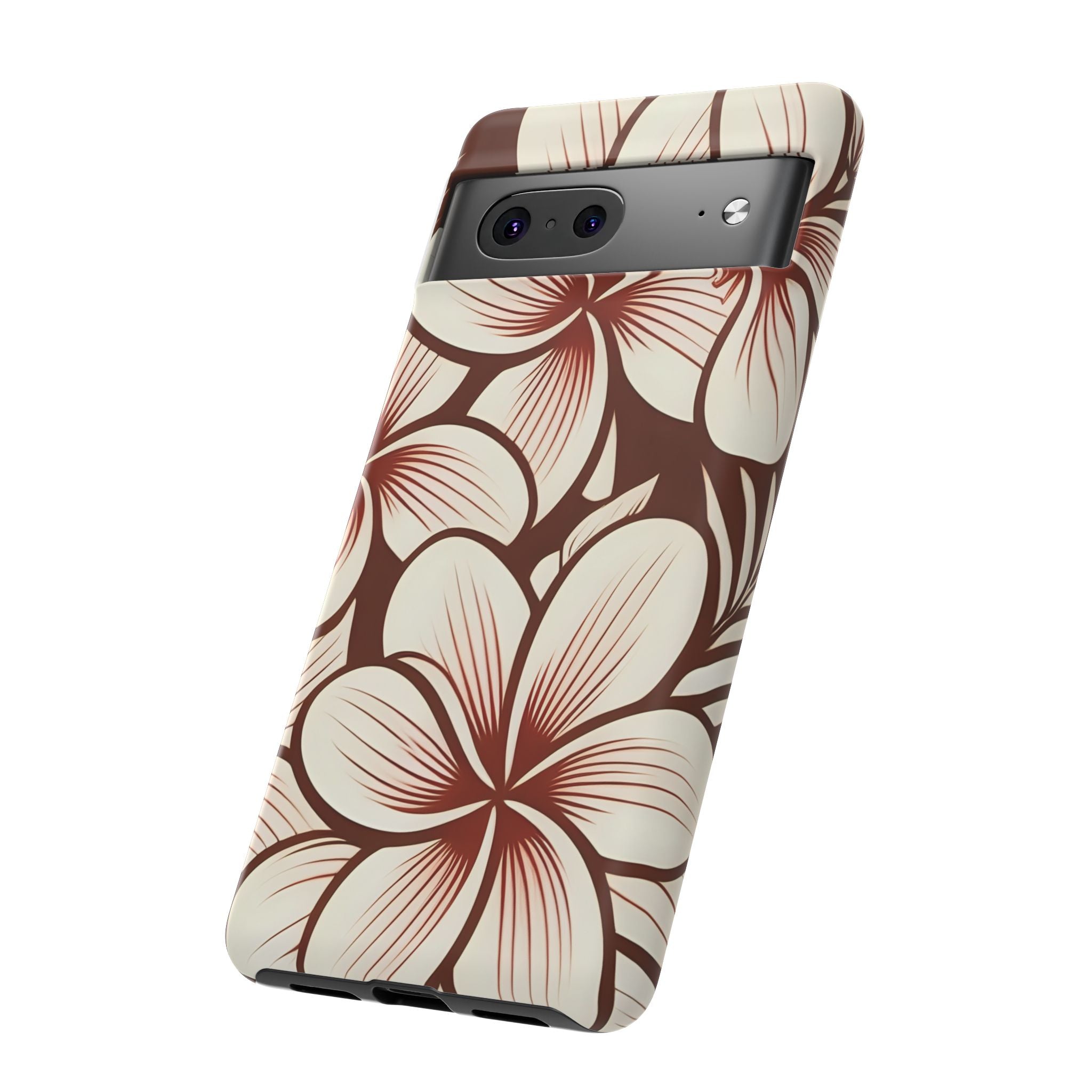 "The Plumeria" Phone Case - Mono Red