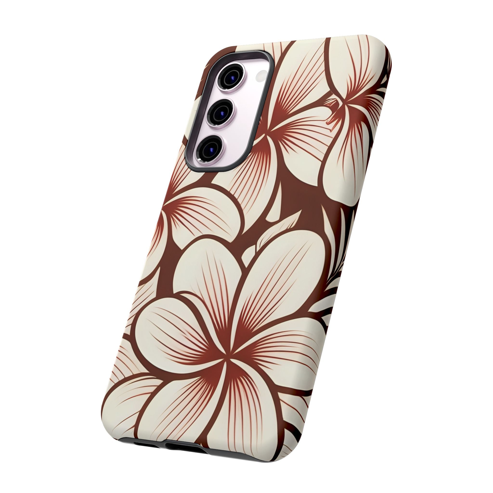 "The Plumeria" Phone Case - Mono Red