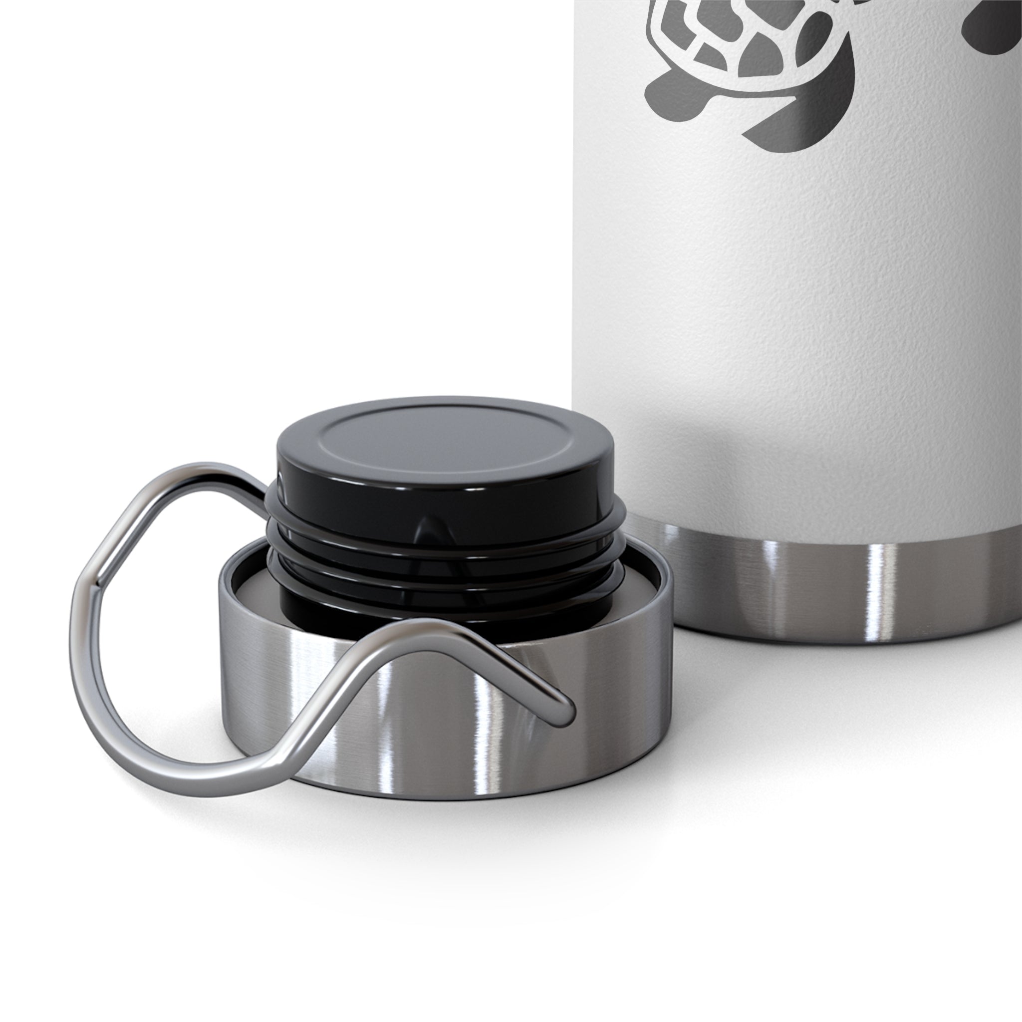 Ohana Copper Insulated Bottle with cap, 22oz