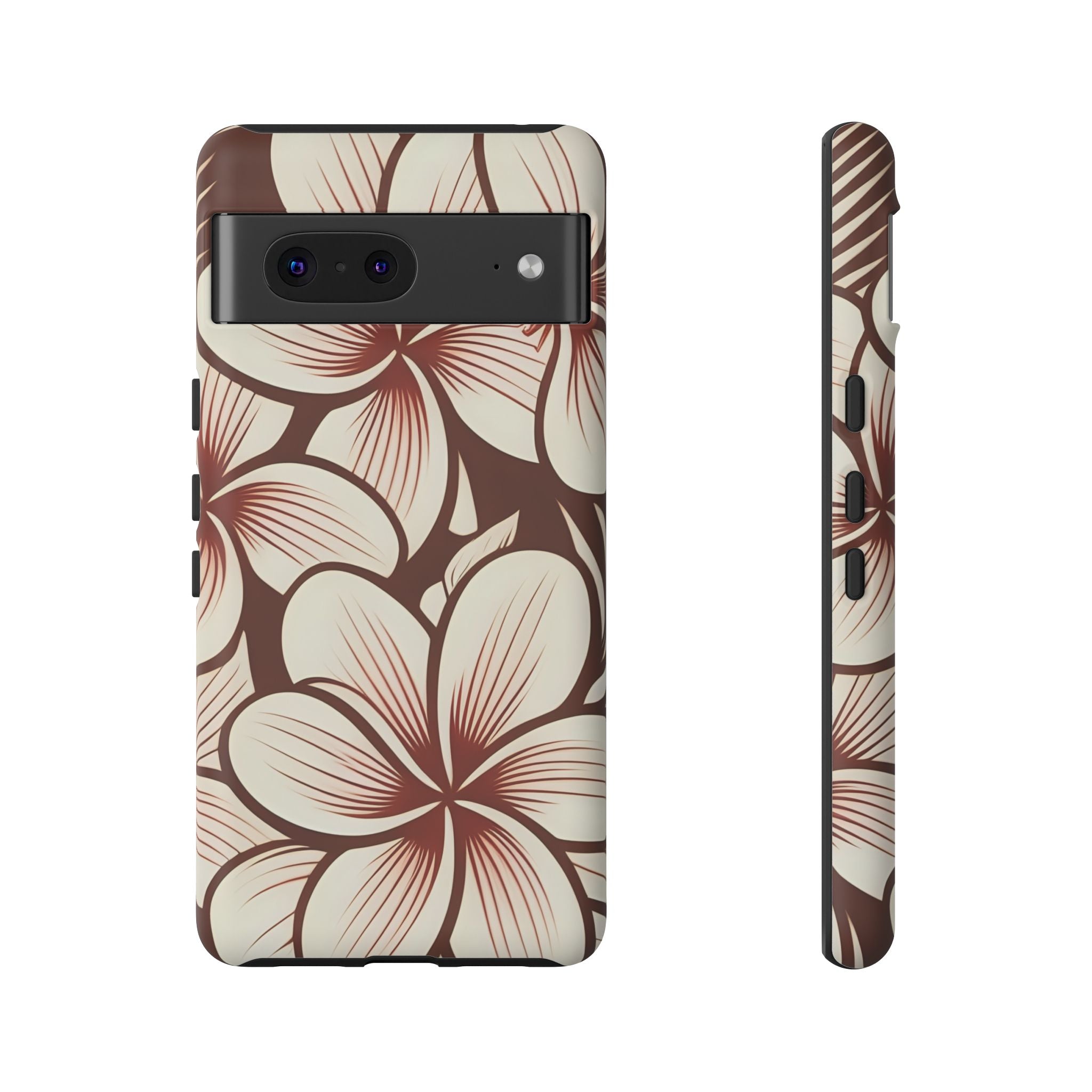 "The Plumeria" Phone Case - Mono Red