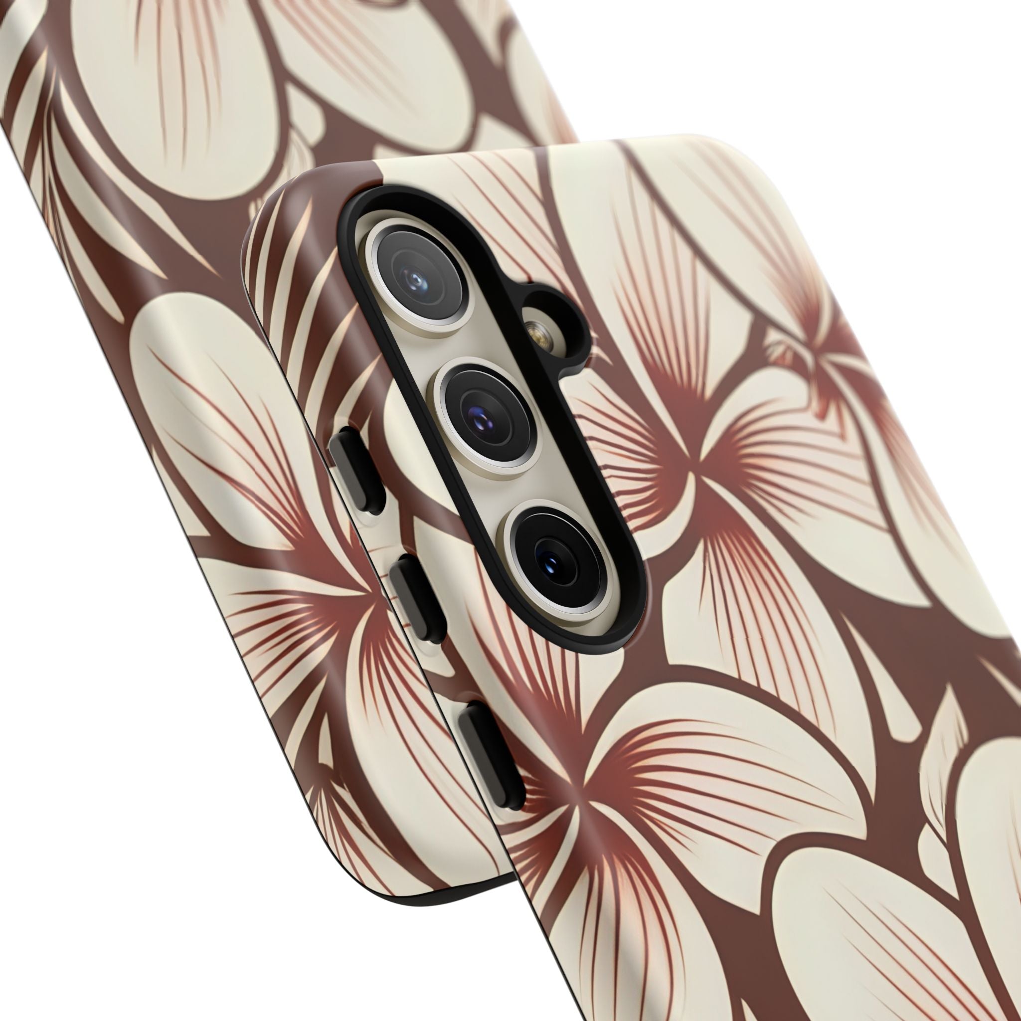 "The Plumeria" Phone Case - Mono Red