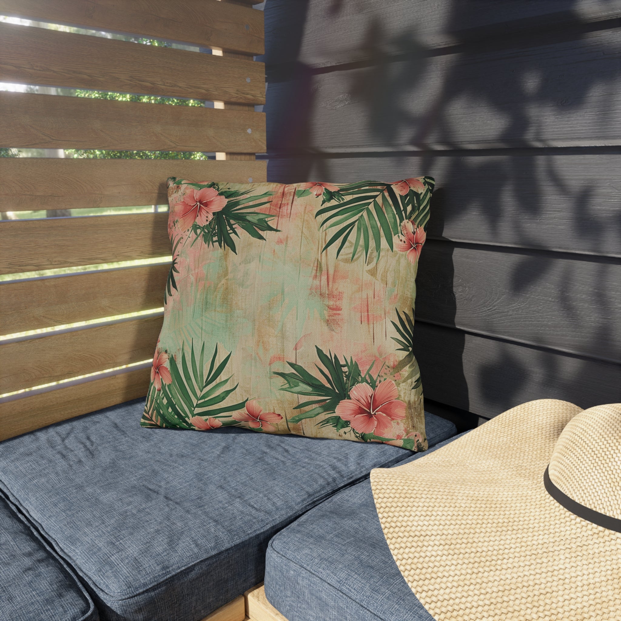 "Vintage Hawaii" Outdoor Pillow
