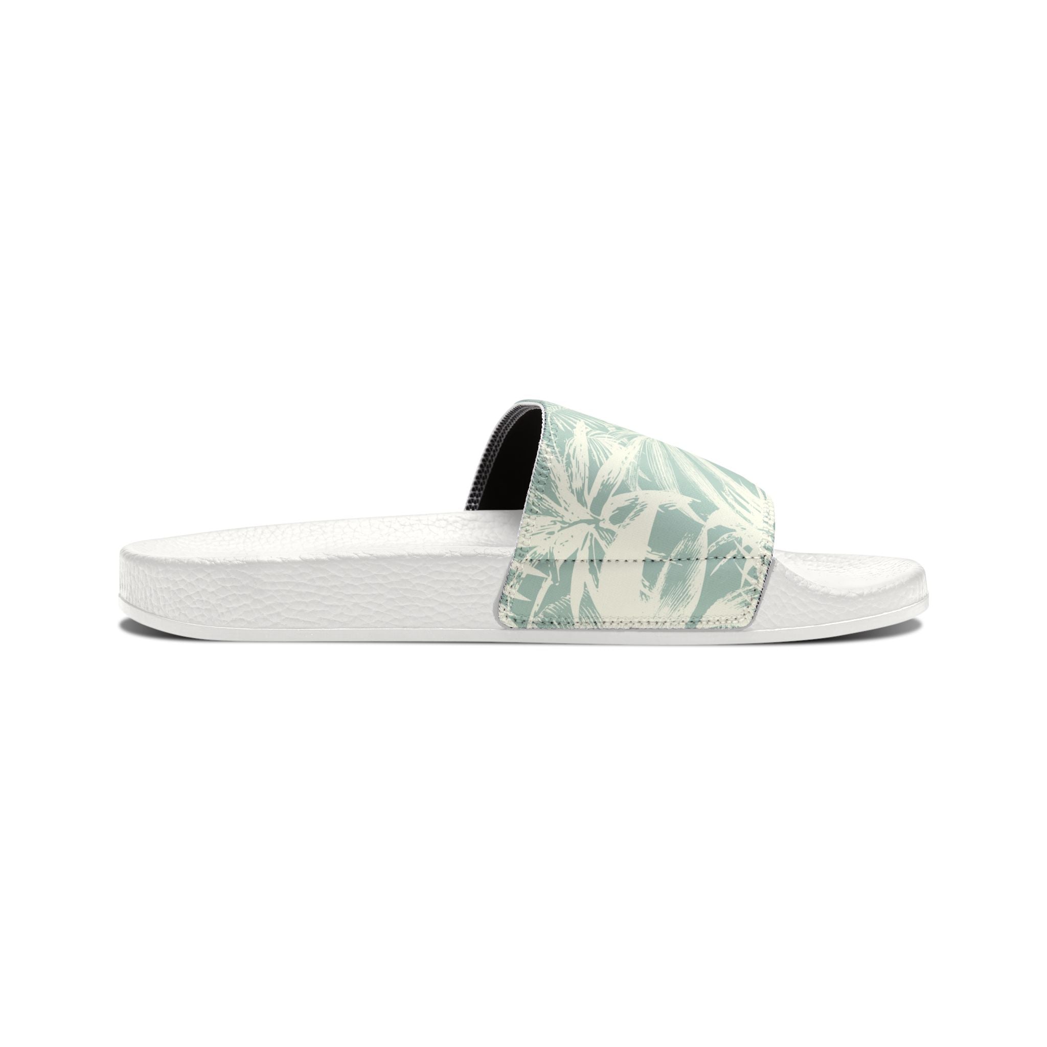Men’s " Blue Palm" Slide - featuring removable strap