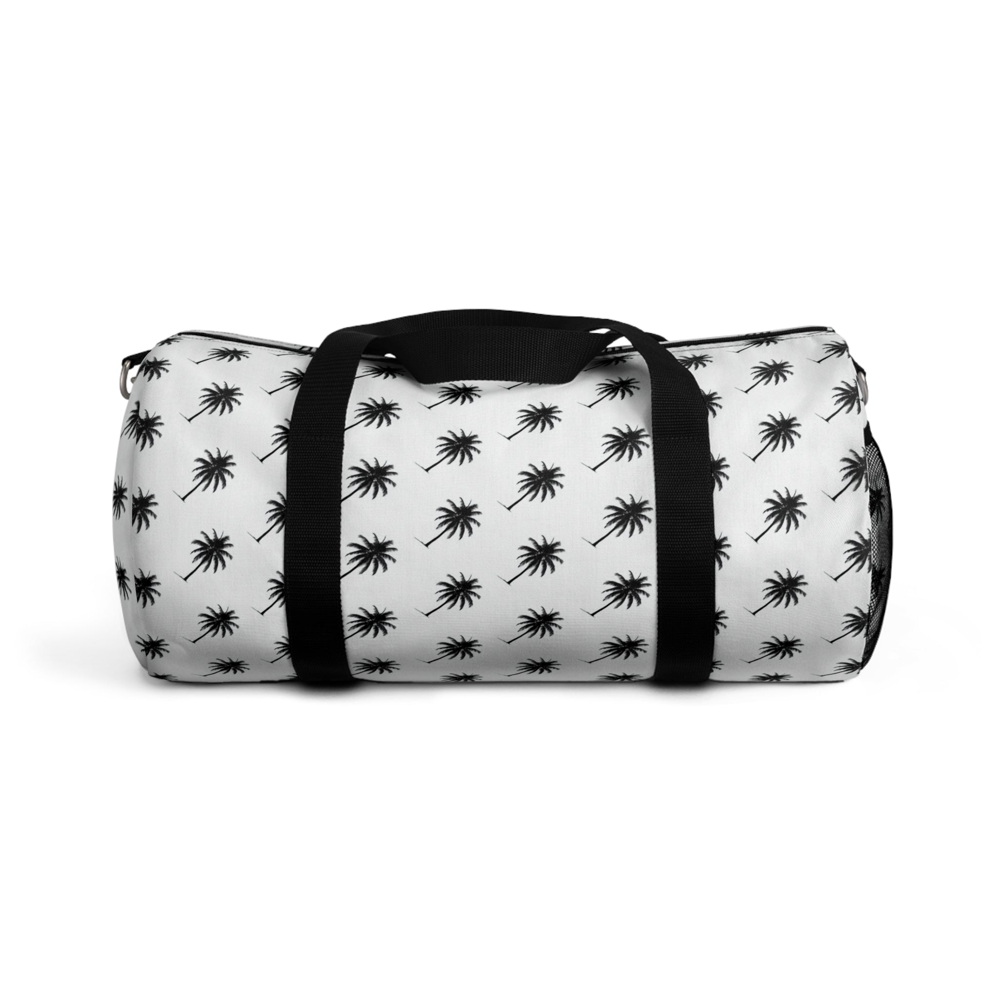 "Swaying Palms" Duffel Bag - Black and White