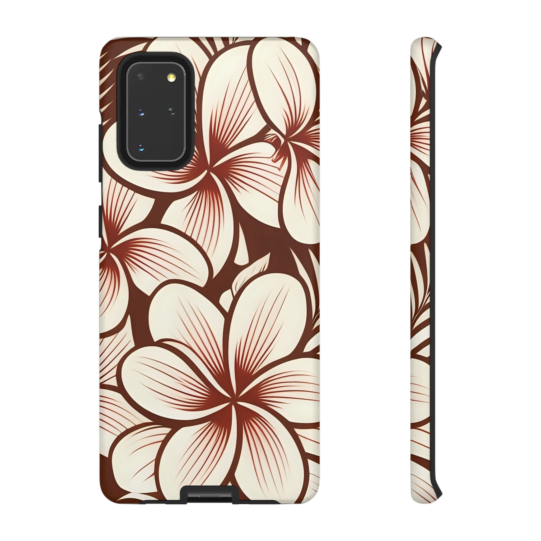 "The Plumeria" Phone Case - Mono Red