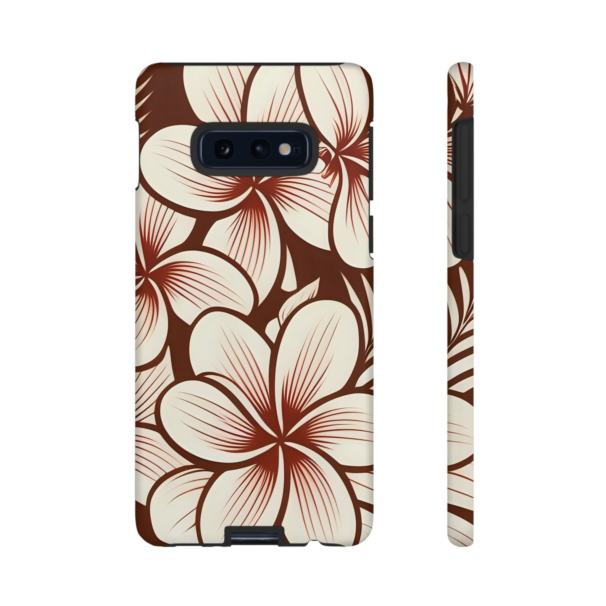 "The Plumeria" Phone Case - Mono Red