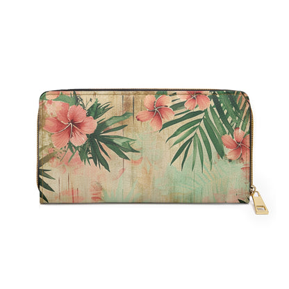 "Vintage Hawaii" Zipper Wallet