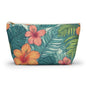 "Tropical Vibes" Accessory Pouch w T-bottom