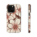 "The Plumeria" Phone Case - Mono Red