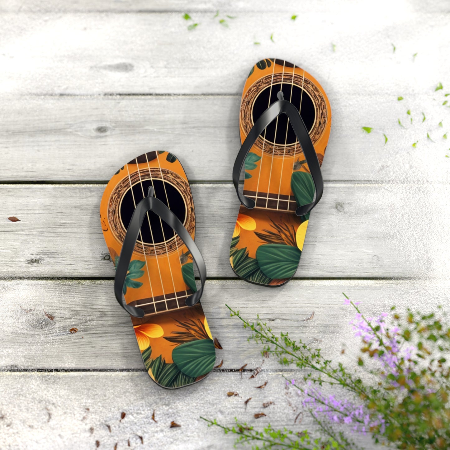 "The Ukulele" Flip Flop