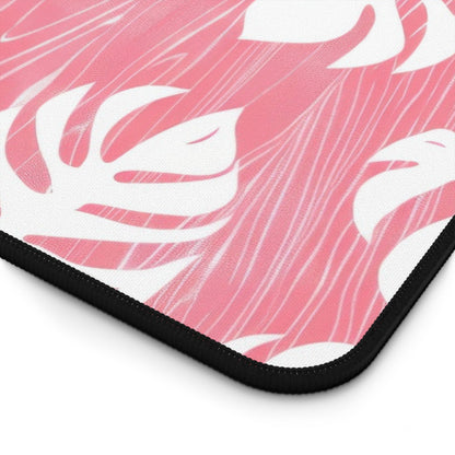 Red Monstera Desk Mat