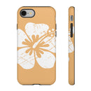 "The Classic Hibiscus" Phone Cover - Distressed Orange