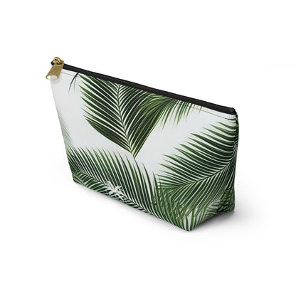 "The Palm Leaf"  Accessory Pouch w T-bottom