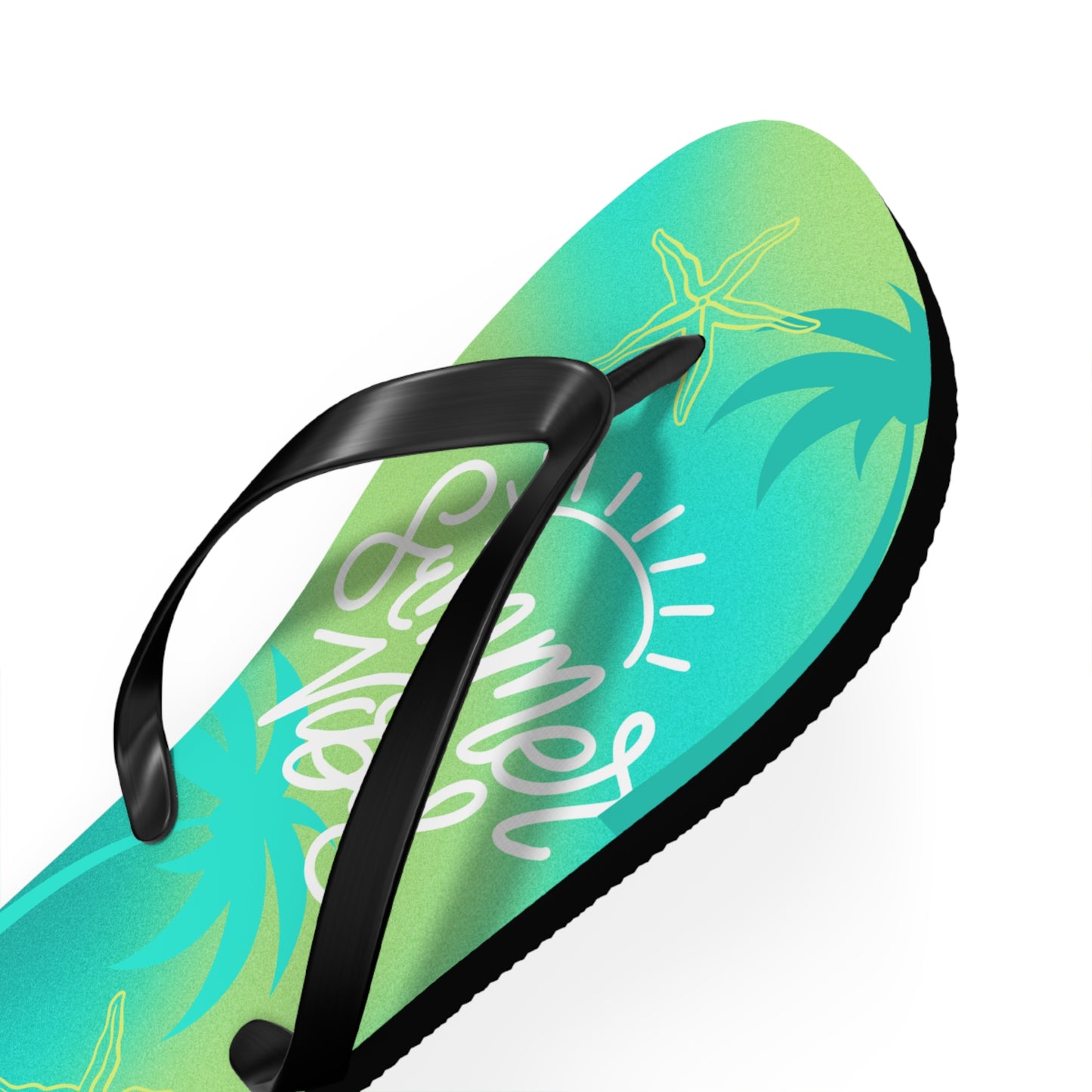 "Summer Vibes" Flip Flops