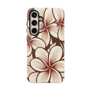 "The Plumeria" Phone Case - Mono Red