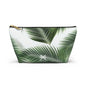 "The Palm Leaf"  Accessory Pouch w T-bottom