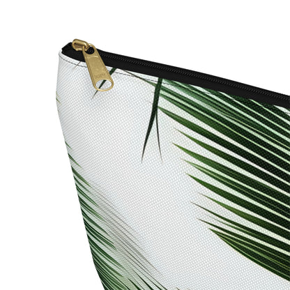 "The Palm Leaf"  Accessory Pouch w T-bottom