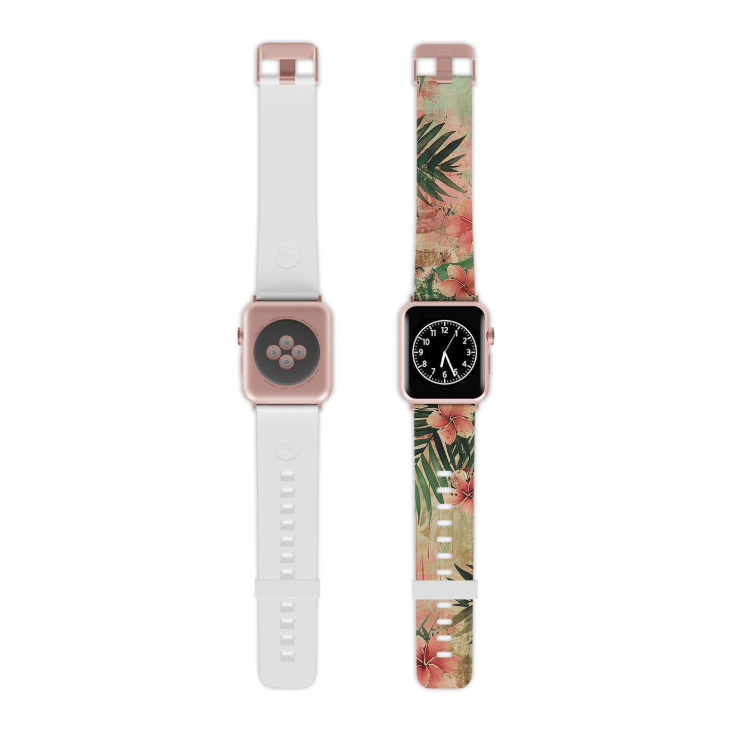 "Hibiscus in Watercolors" Watch Band for Apple Watch