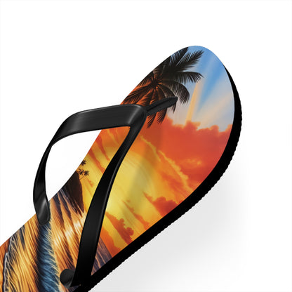 "Hawaiian Sunset" Flip Flops