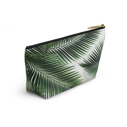 "The Palm Leaf"  Accessory Pouch w T-bottom