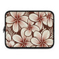 "The Plumeria" Laptop Sleeve - Mono Red