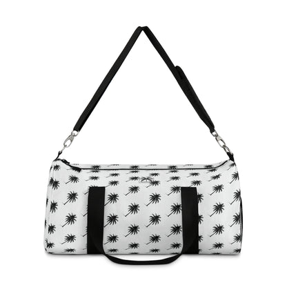 "Swaying Palms"  Duffel Bag - Black and White