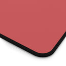 "The Classic Hibiscus" Desk Mat - Distressed Red