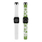 "The Classic Hibiscus" - Distressed Green Watch Band for Apple Watch