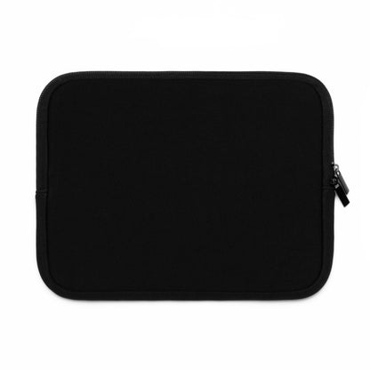 "The Hibiscus"  Laptop Sleeve - Black and White