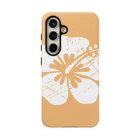 "The Classic Hibiscus" Phone Cover - Distressed Orange