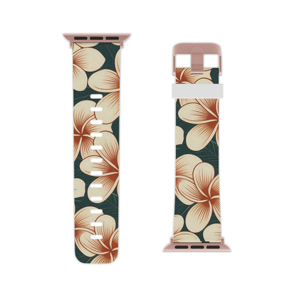 "The Plumeria" Watch Band for Apple Watch