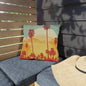 "Vintage California " Outdoor Pillow