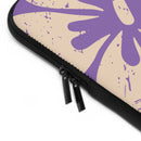 "The Classic Hibiscus" Laptop Sleeve - Distressed Ube Purple