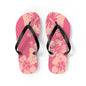 "The Classic Hibiscus" Flip Flop - Distressed Pink