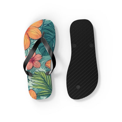 "Tropical Vibes" Flip Flops