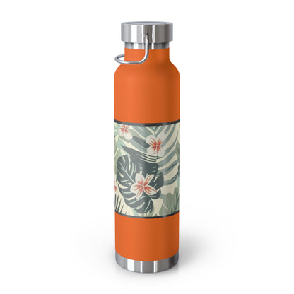 Tropicali Copper Insulated Bottle with cap, 22oz