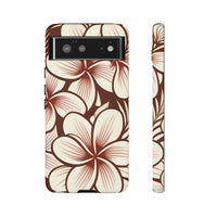 "The Plumeria" Phone Case - Mono Red