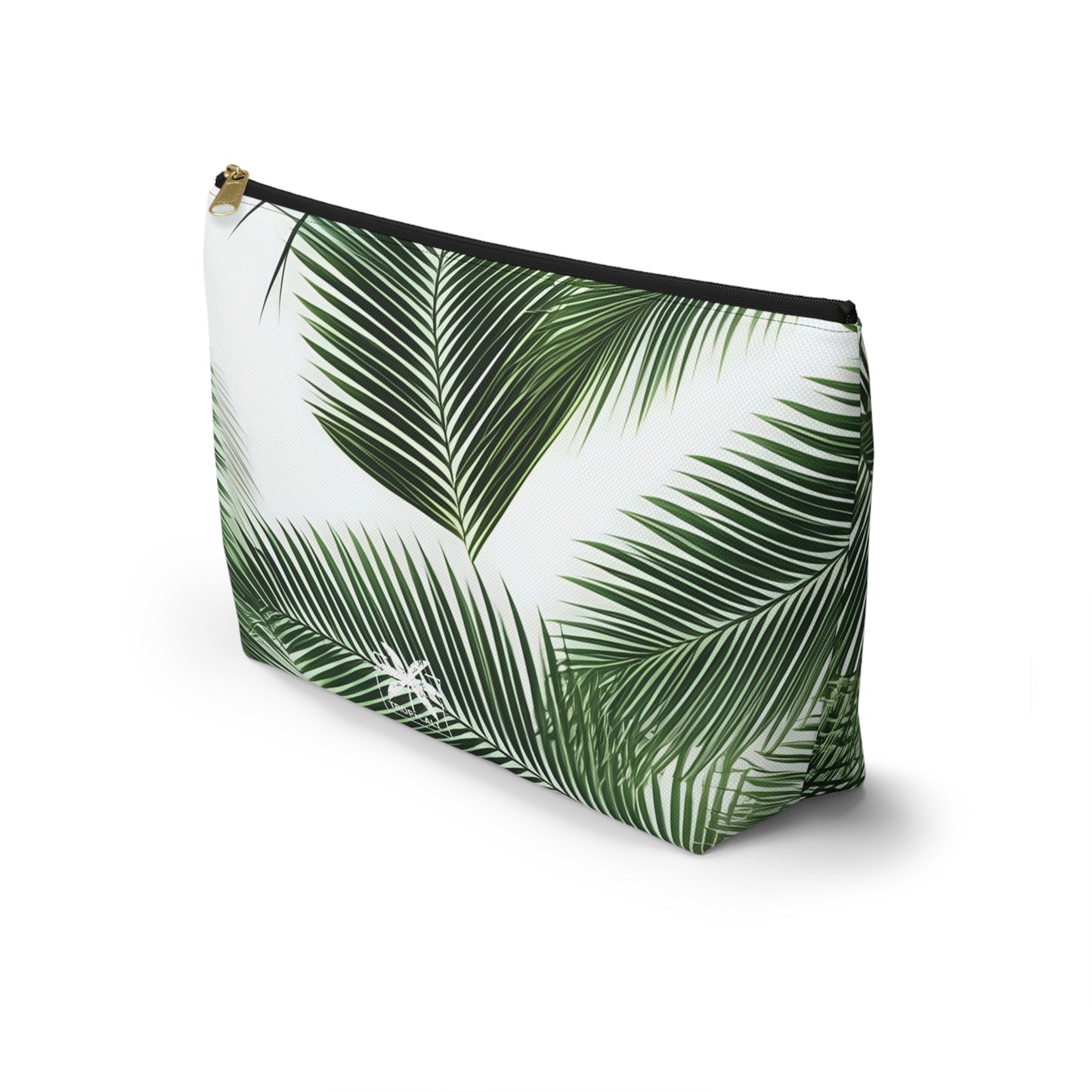 "The Palm Leaf"  Accessory Pouch w T-bottom