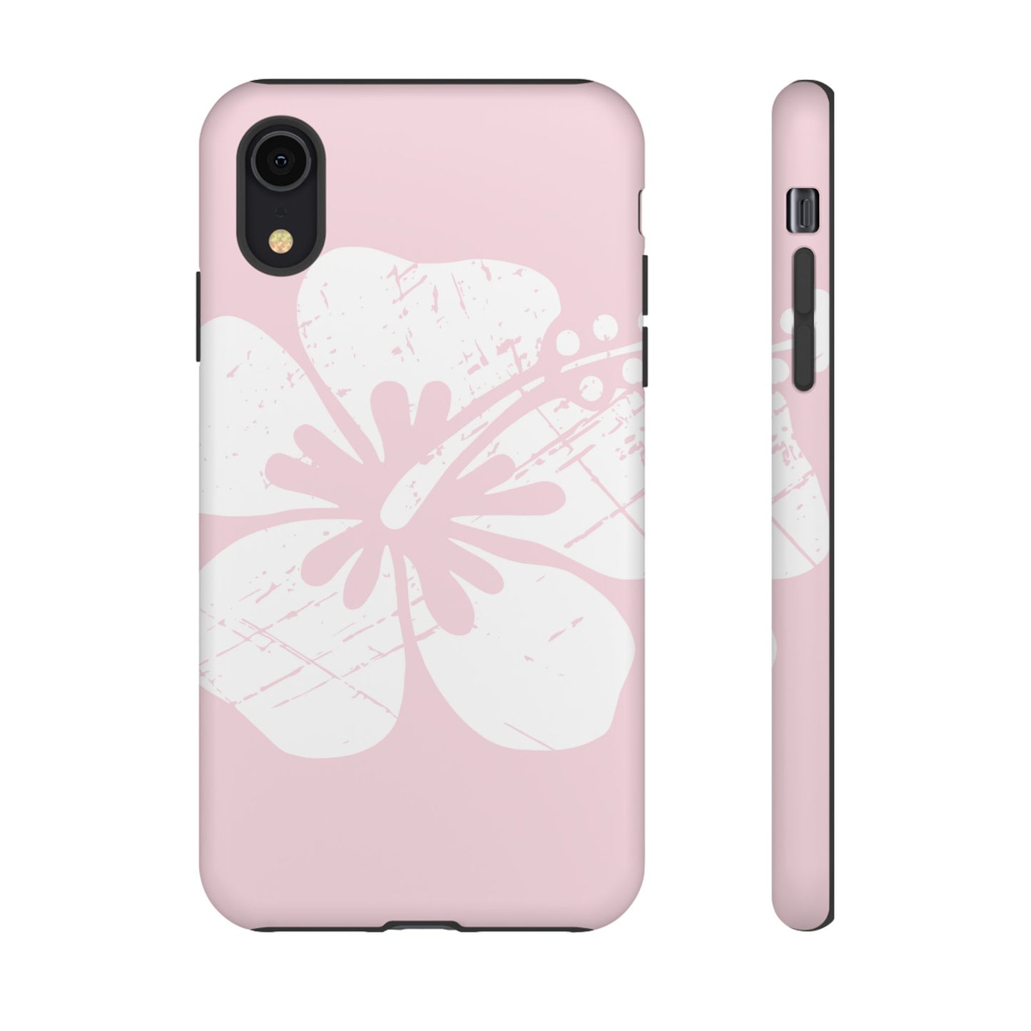 "The Classic Hibiscus"  Phone Case - Distressed Pink