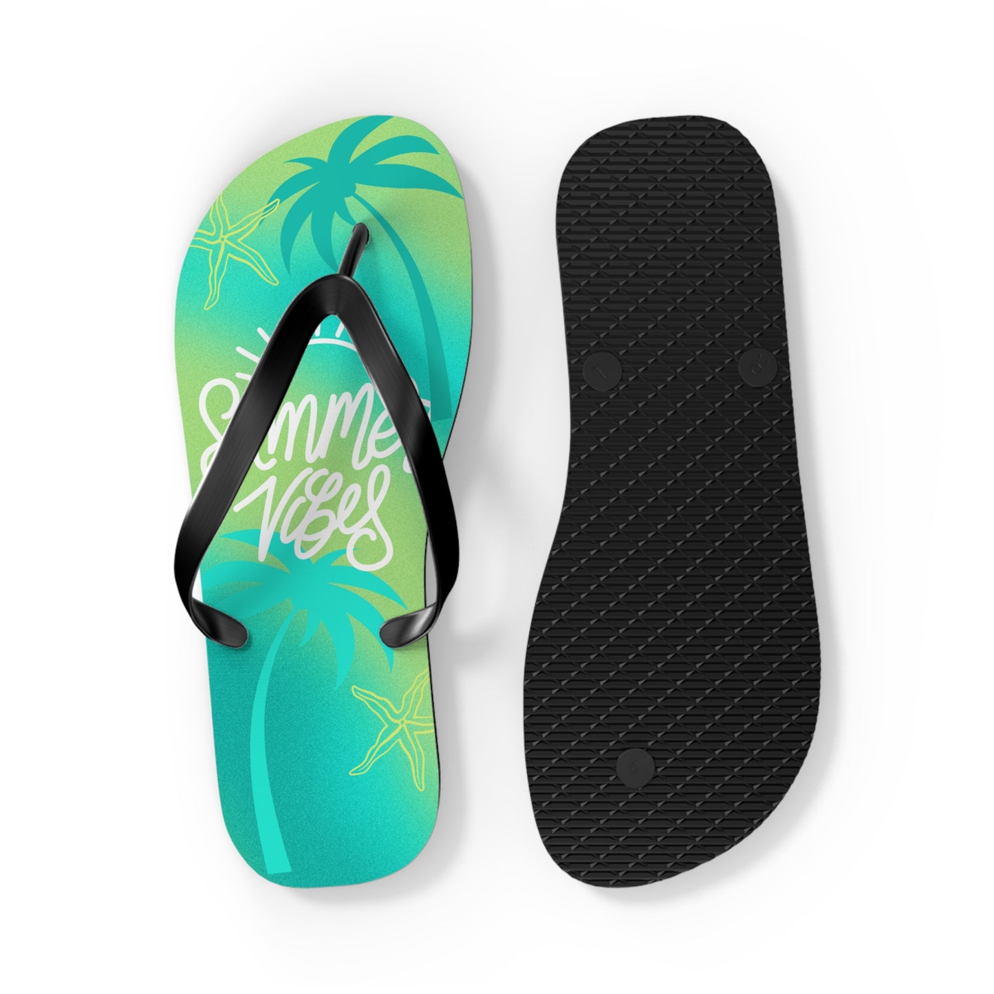 "Summer Vibes" Flip Flops