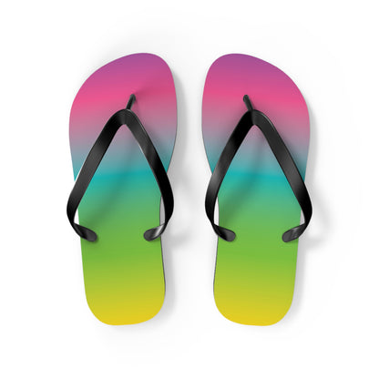 "Tropical Sunset" Flip Flops