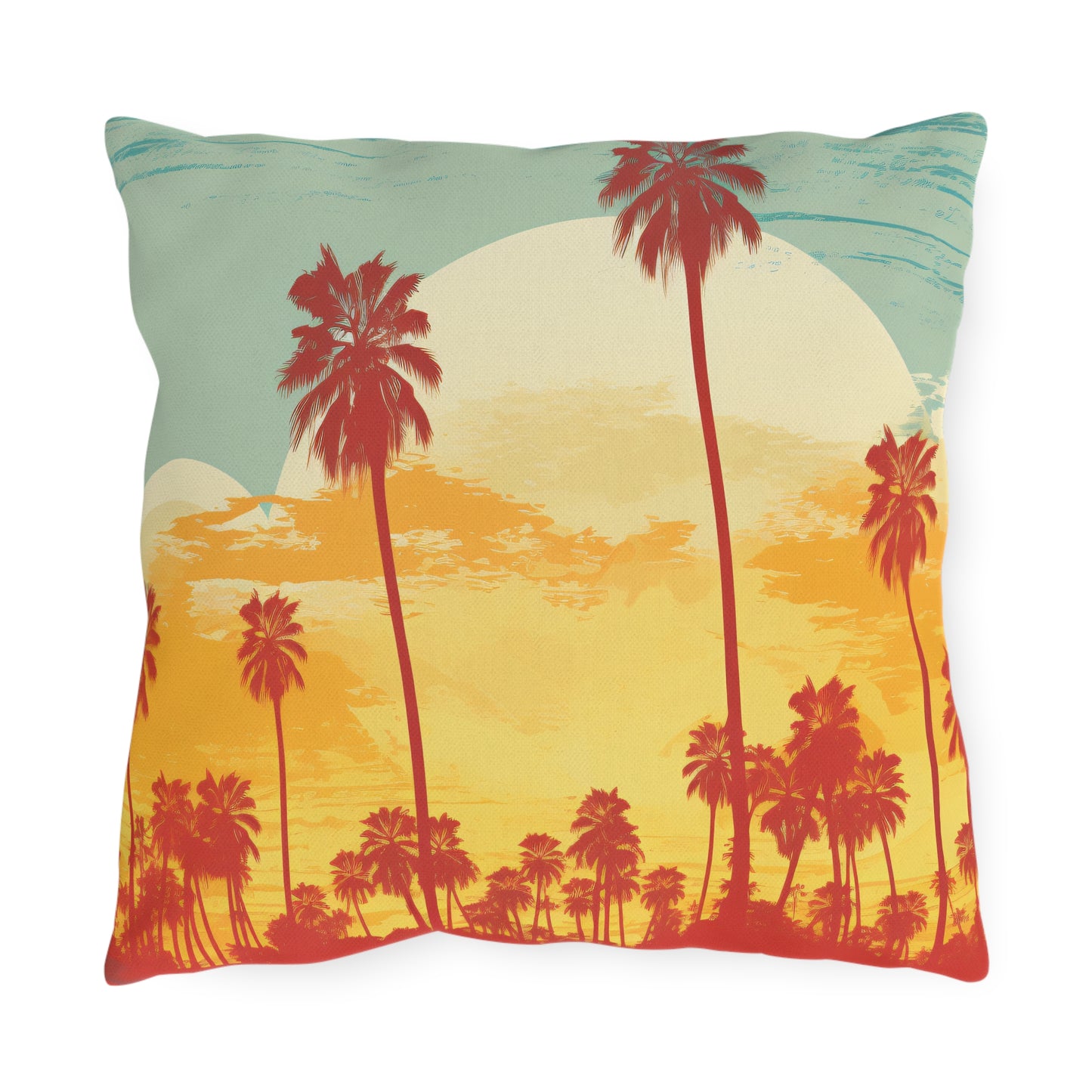 "Vintage California " Outdoor Pillow