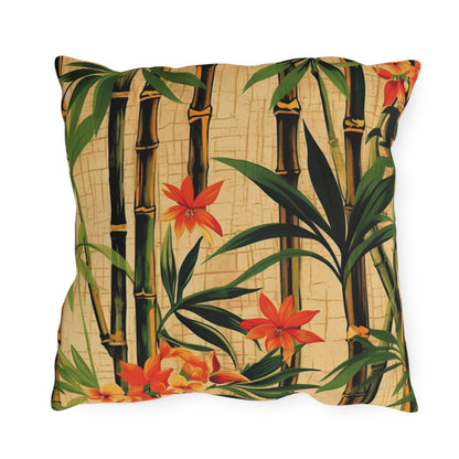 "Vintage Bamboo" Outdoor Pillow