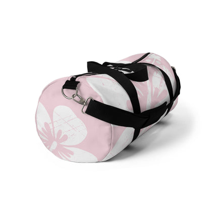 "The Classic Hibiscus" Duffel Bag - Distressed Pink