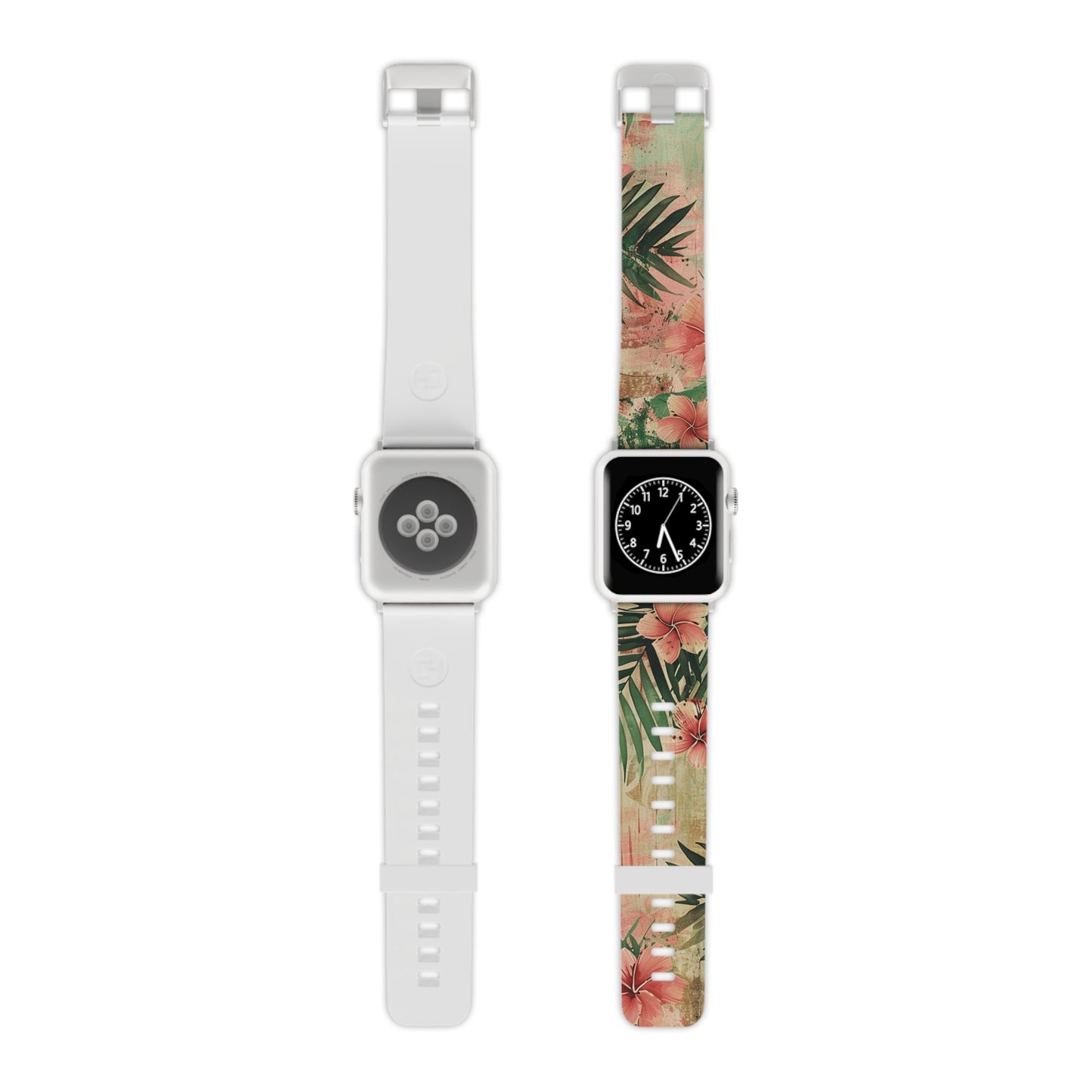 "Hibiscus in Watercolors" Watch Band for Apple Watch